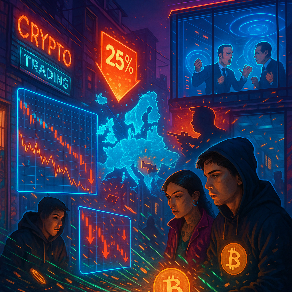 Bitcoin tiembla: Trump arremete con 25% aranceles a Europa por Groenlandia