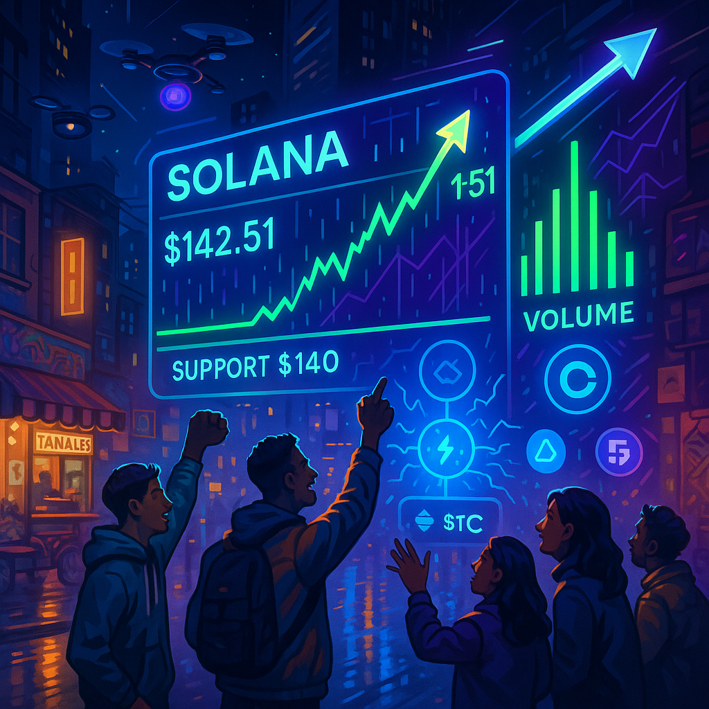 Solana: Volumen $2.25B y Validador Coinbase Impulsa Soporte $140 a $151